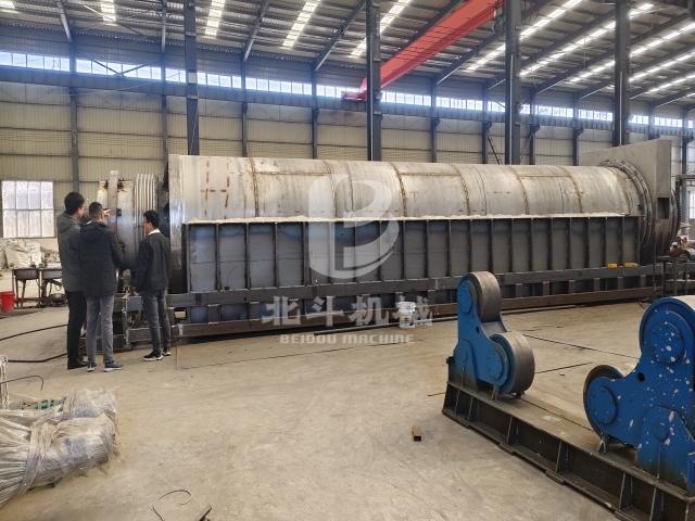 安徽客戶到訪鞏義北斗,聚焦炭化機考察之行